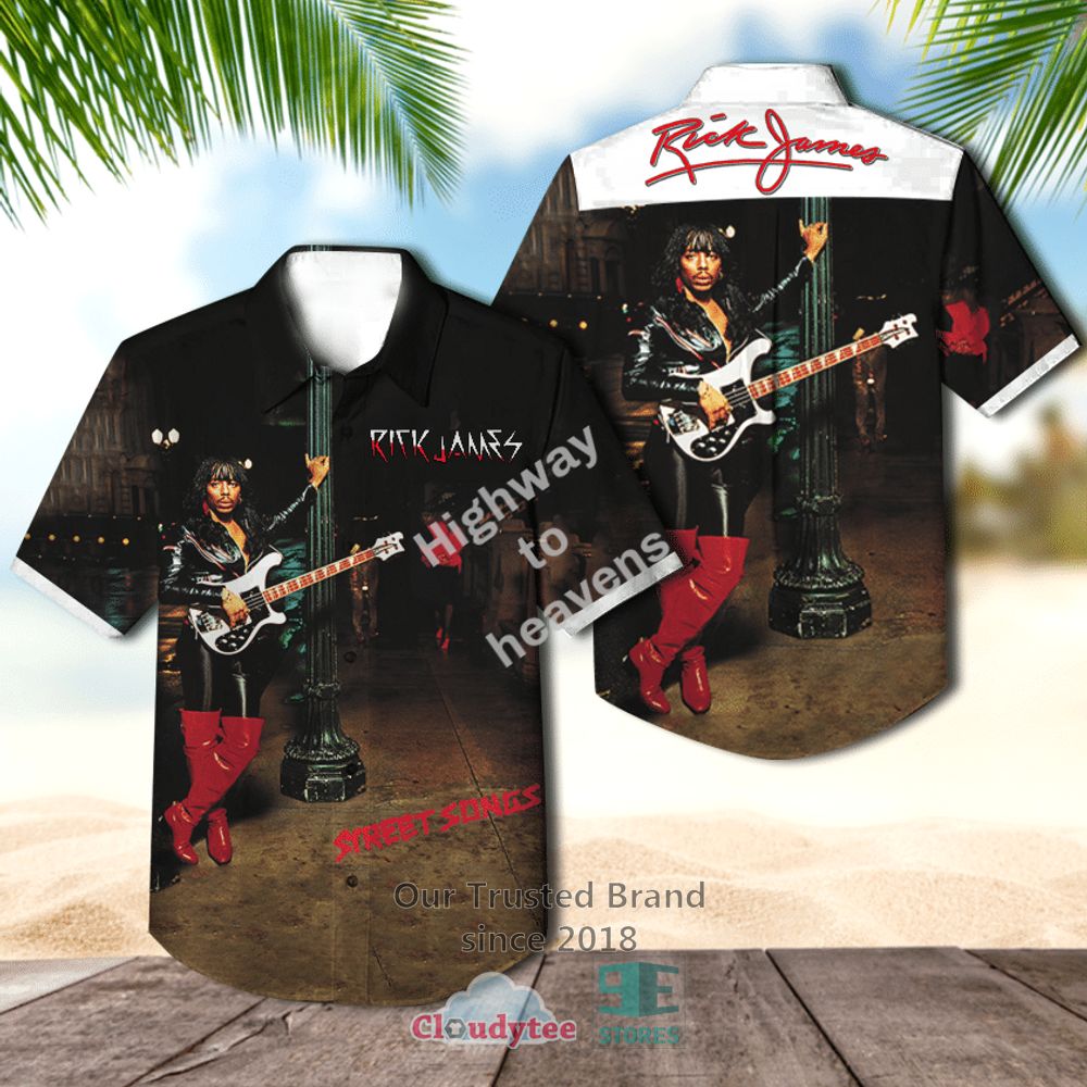 Rick James Street Songs Album Hawaiian Shirt