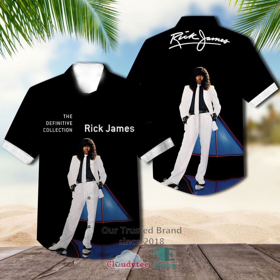 Rick James The Millennium Collection Album Hawaiian Shirt