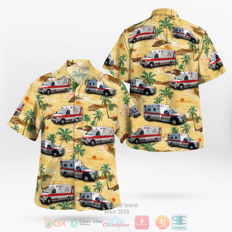 Richmond British Columbia Richmond Fire Rescue Department Hawaiian Shirt