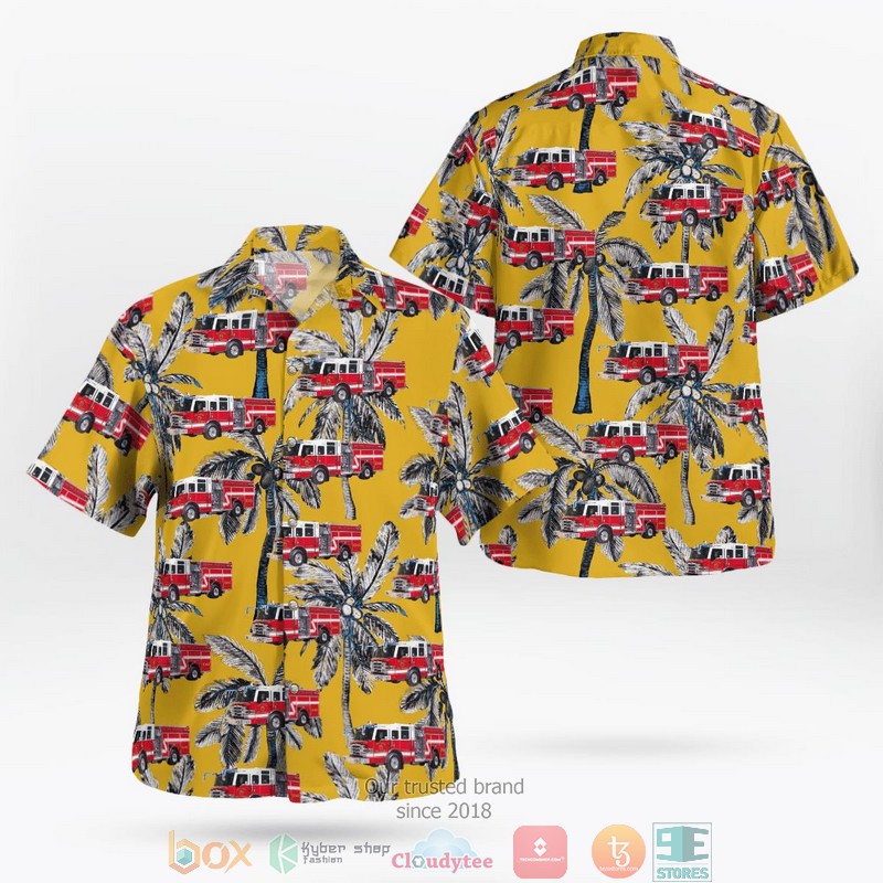 Riverdale Park Maryland Riverdale Volunteer Fire Department Company 7 Hawaiian Shirt