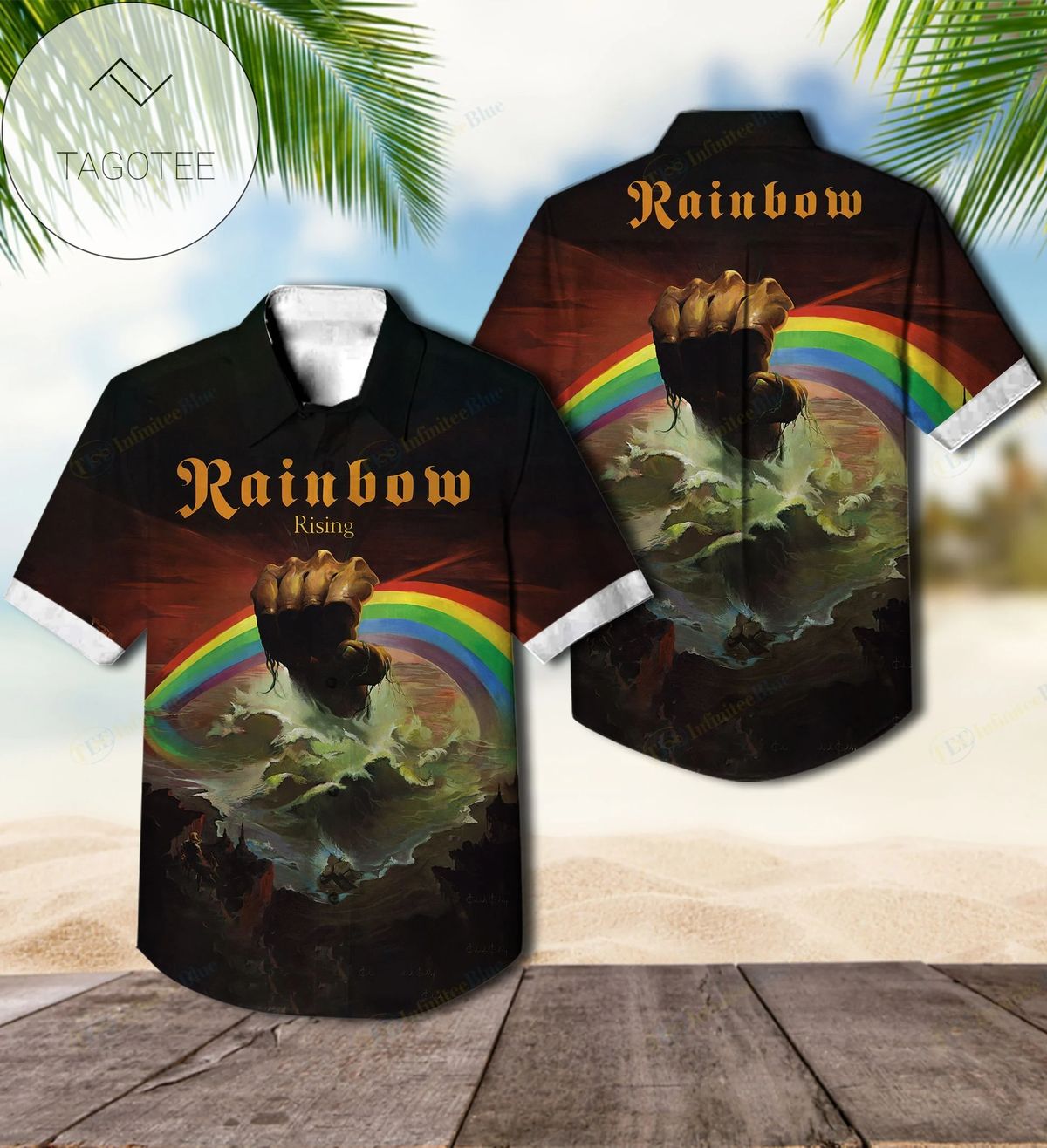 Ritchie Blackmore’s Rainbow Studio Album By Rainbow Hawaiian Shirt