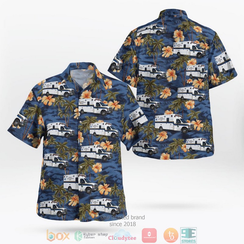 Riverdale Georgia Clayton County Fire & Emergency Services Hawaiian Shirt