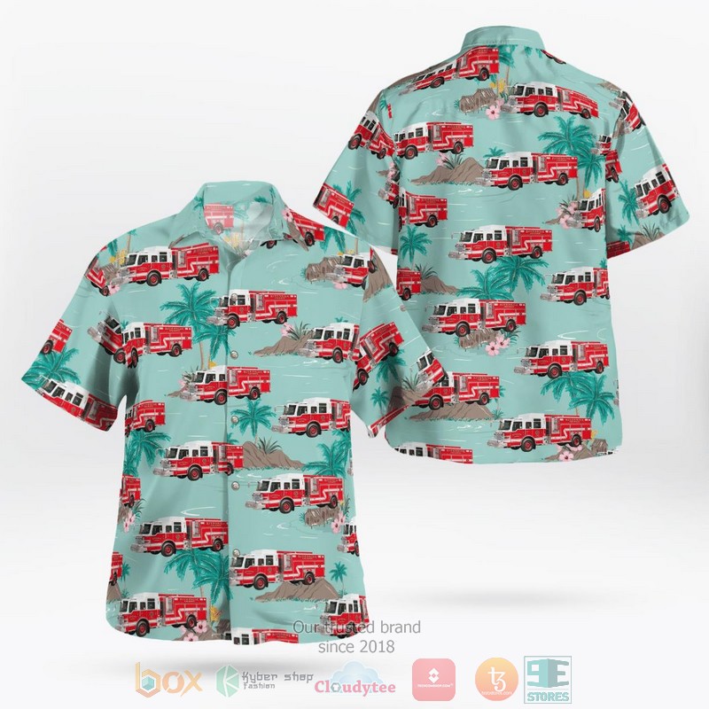 Riverhead Volunteer Ambulance Riverhead New York Aloha Shirt