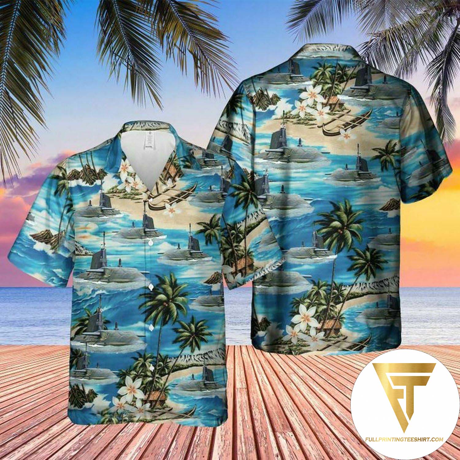 Rn Astute Class Submarine Hms Audacious S122 Hawaiian Shirt And Beach Shorts