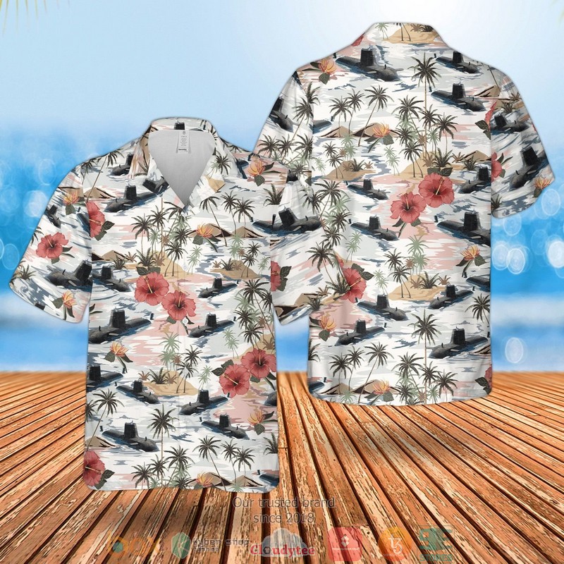 RN DUKE CLASS TYPE 23 FRIGATE Hawaiian Shirt