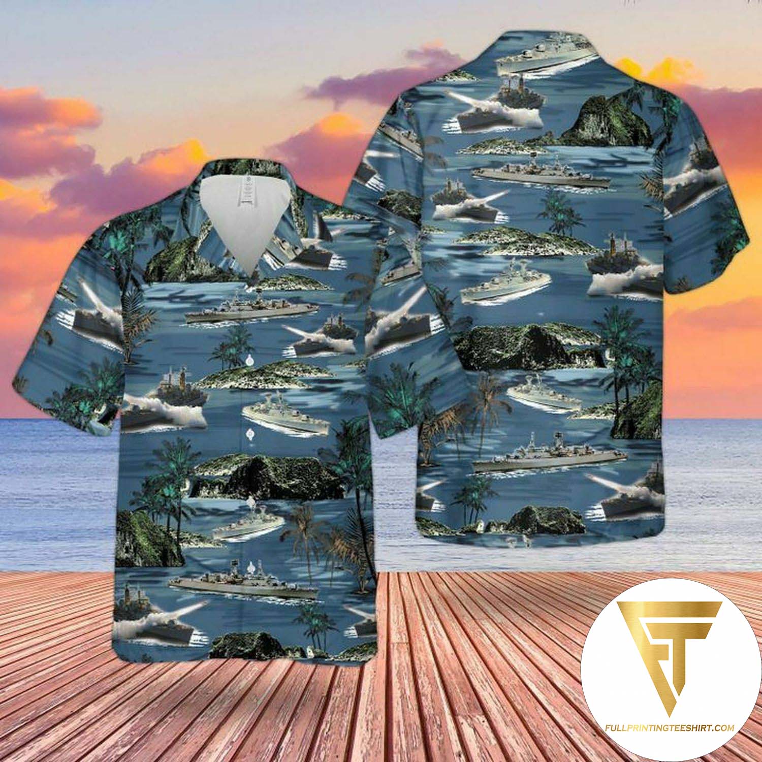 Rn Historical Fairey Swordfish Hawaiian Shirt And Beach Shorts