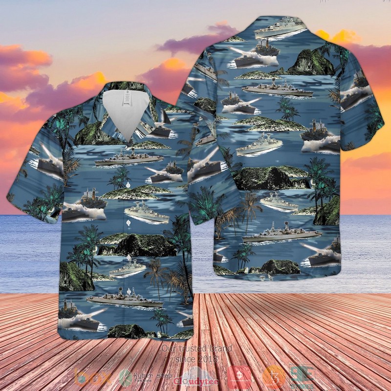 RN Astute Class Submarine Artful S121 Hawaiian Shirt