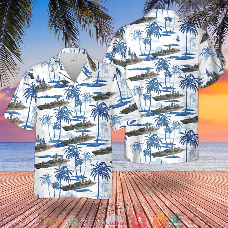 RN Dolphins Badge Hawaiian Shirt