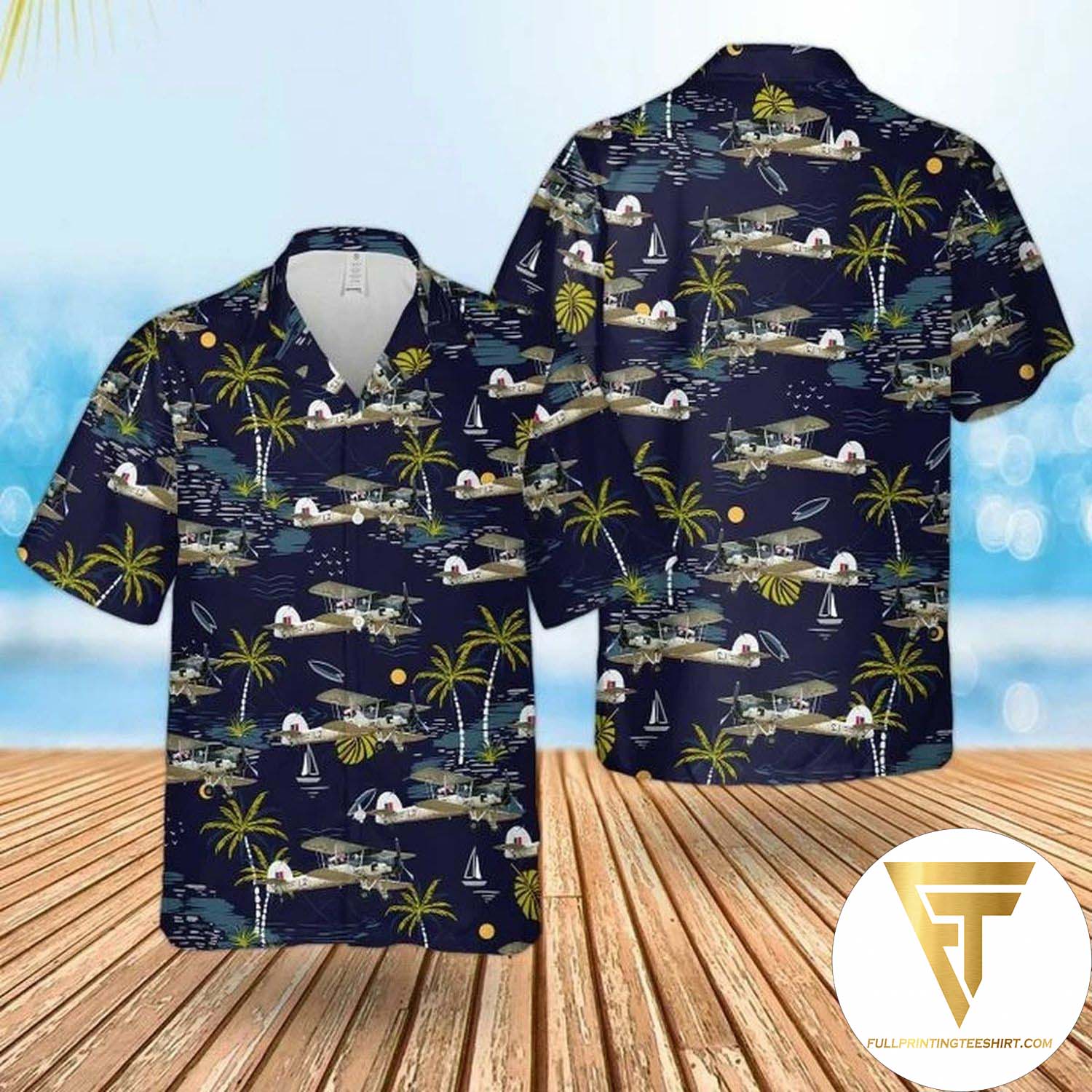 Rn Historical British S-Class Submarine Hawaiian Shirt And Beach Shorts