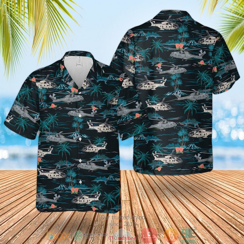 RN Hunt class Mine Countermeasures Vessel Hawaiian Shirt