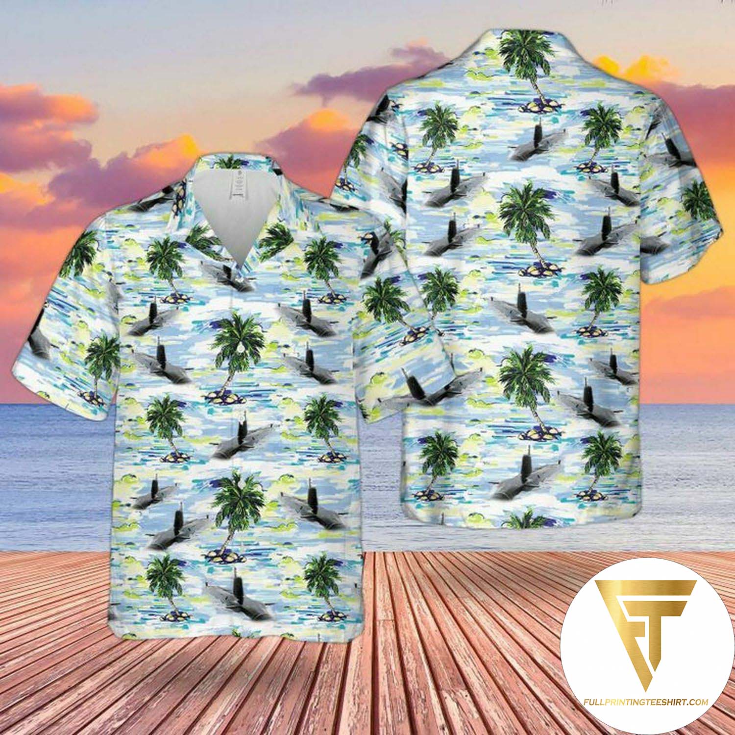 Rn Sea Harrier Frs 1 a 2 Combat Aircraft Hawaiian Shirt And Beach Shorts