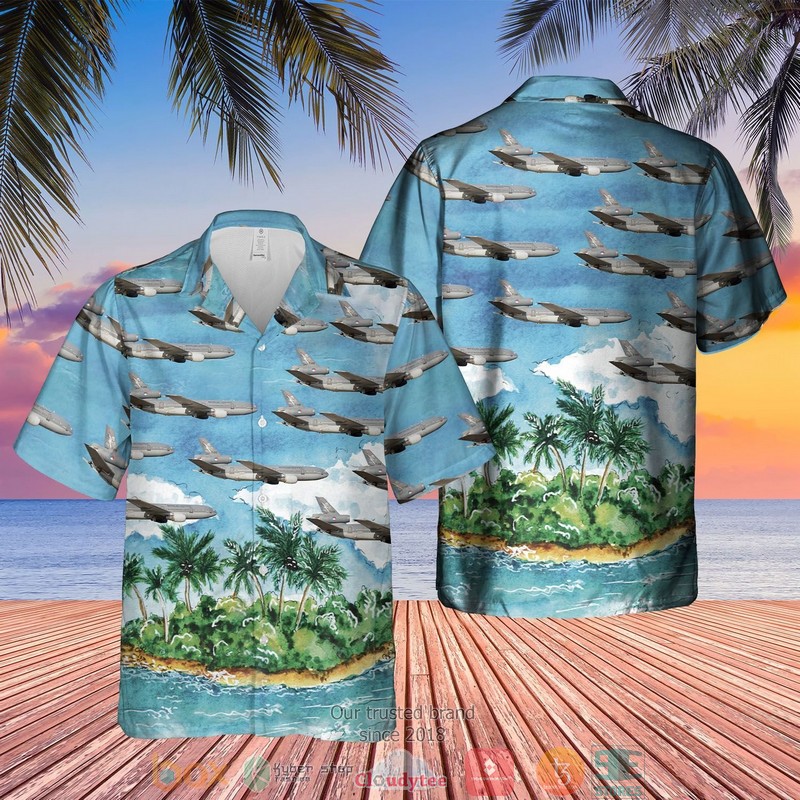 RNLAF Koninklijke Luchtmacht Boeing CH-47D Chinook 414 Hawaiian Shirt