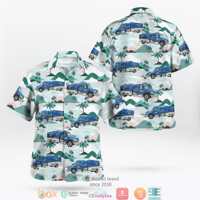 Rochester Massachusetts Rochester Fire Department Hawaiian Shirt