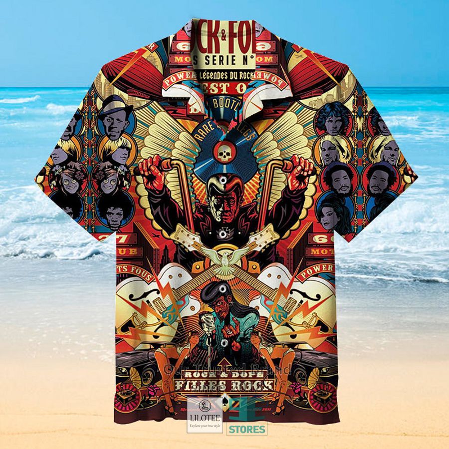 Rock and Roll 60th issue Hawaiian Shirt