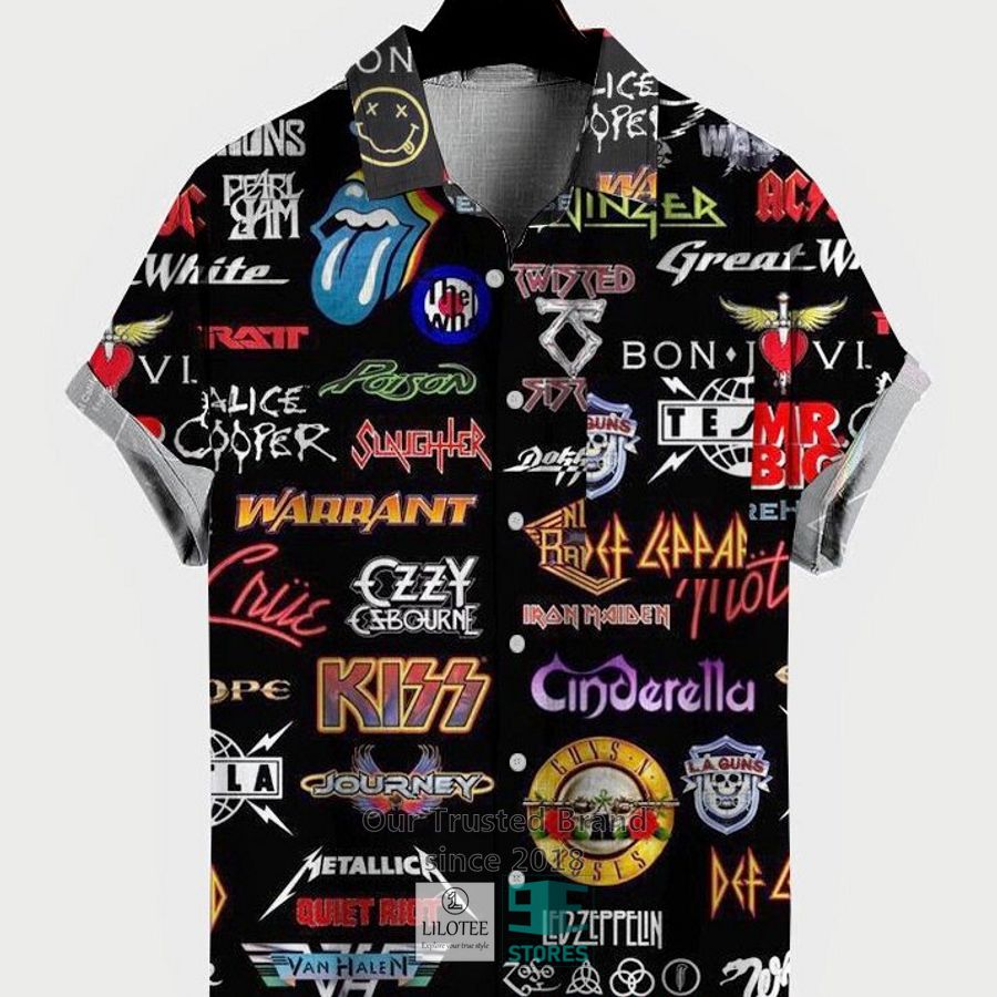 Rock And Roll Hall Of Fame Hawaiian Shirt