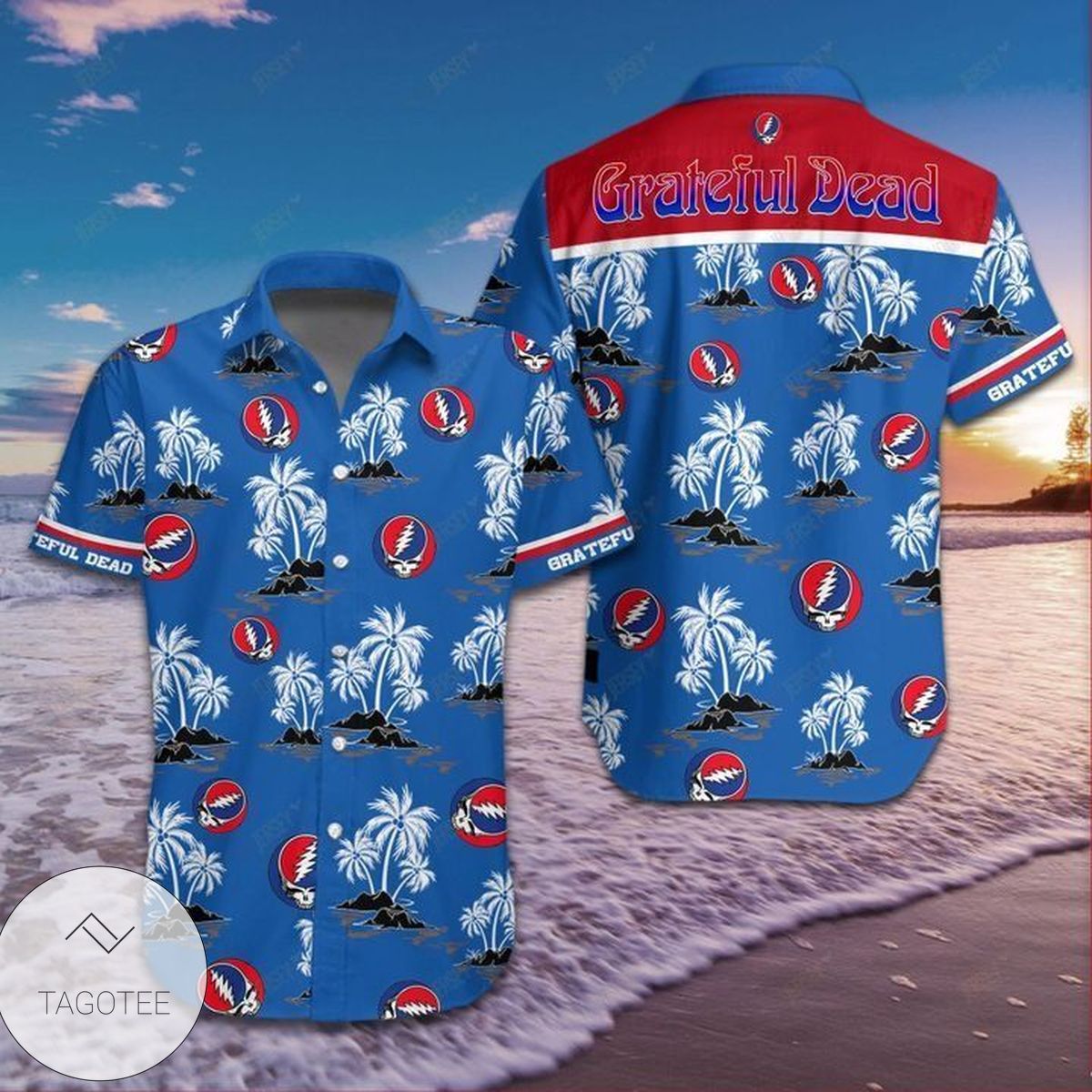 Rock Band Grateful Dead Hawaiian Shirt Style 1