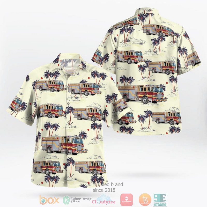 Roslyn Heights Nassau County New York Roslyn Highlanders F.D Drill Team Hawaiian Shirt