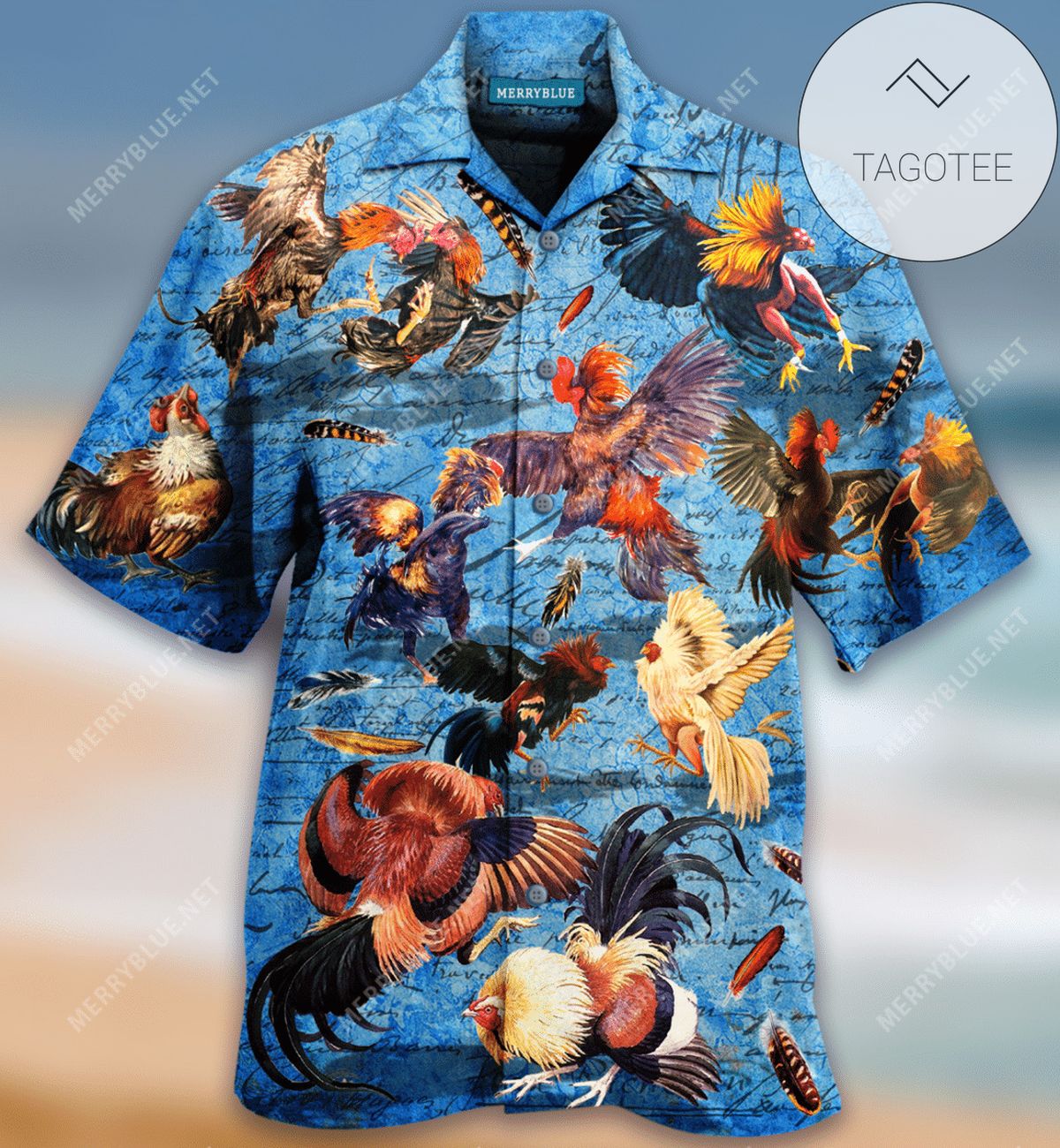 Rooster Farmer For Men And Women Graphic Print Short Sleeve Hawaiian Casual Shirt