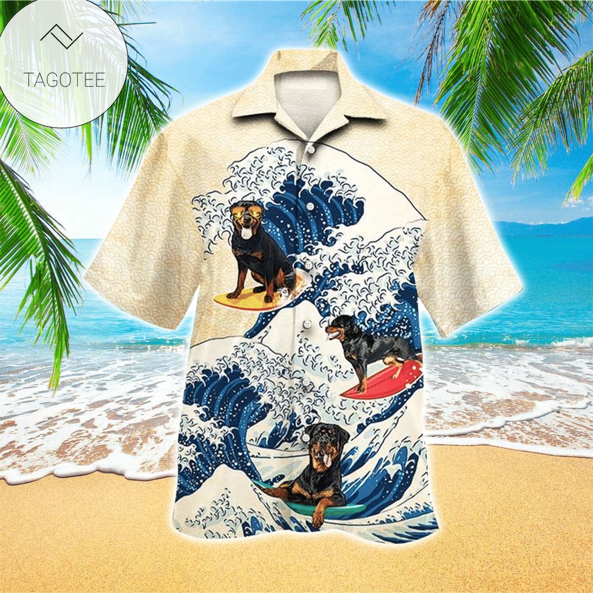 Rottweiler Dog – Pirates Hawaiian Shirt