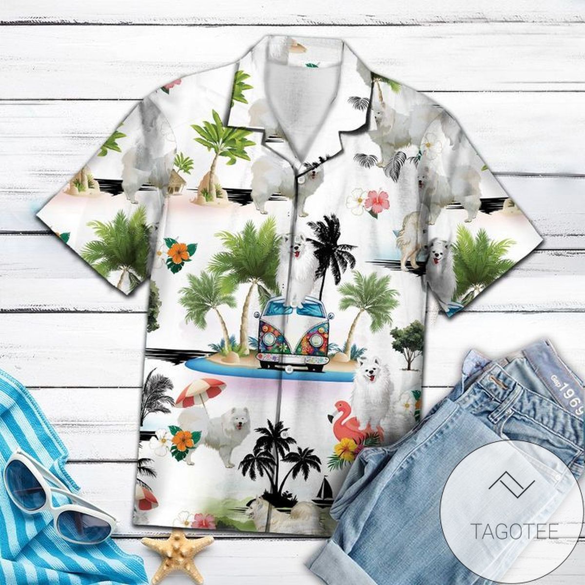 Rottweiler Vacation Hawaiian Shirt