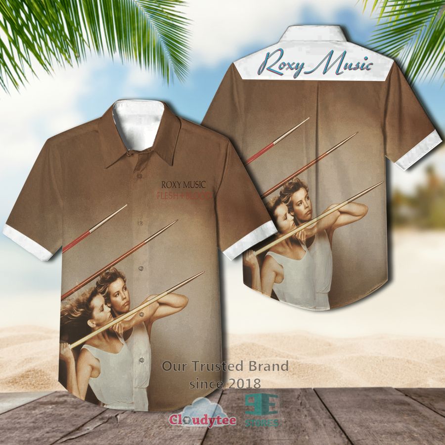 Roxy Music For Your Pleasure Album Casual Hawaiian Shirt