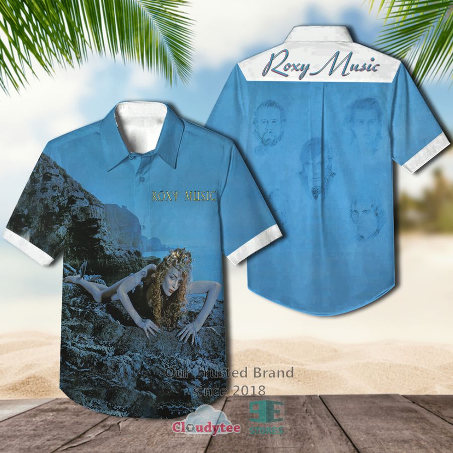 Roxy Music RM Album Casual Hawaiian Shirt