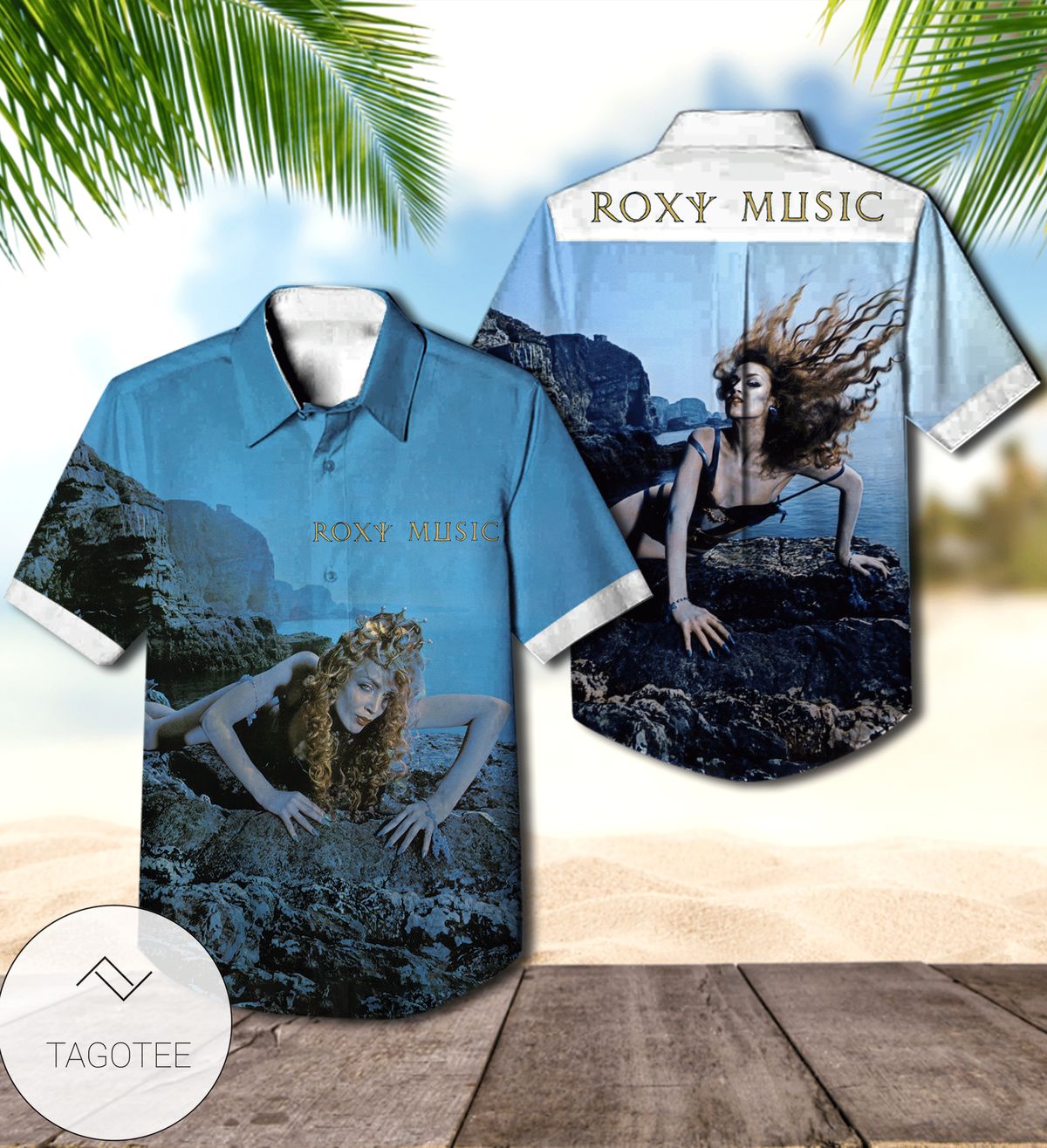 Roxy Music Stranded Album Cover Hawaiian Shirt