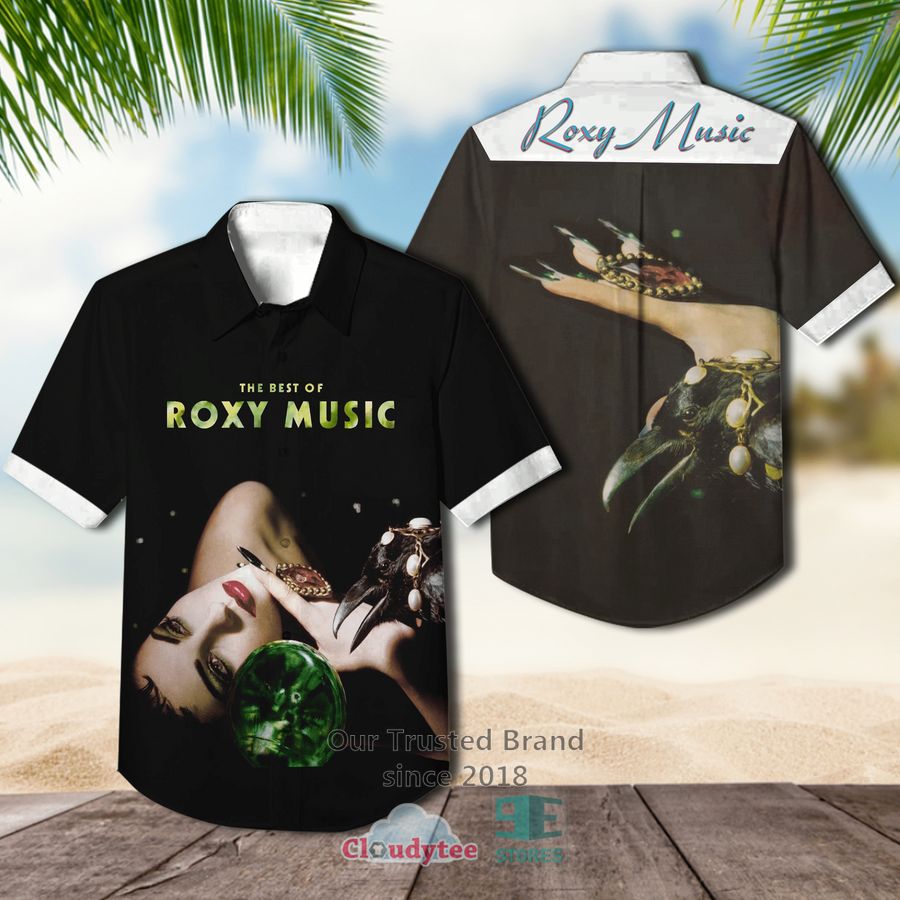 Roxy Music The Best Of Romu Casual Hawaiian Shirt