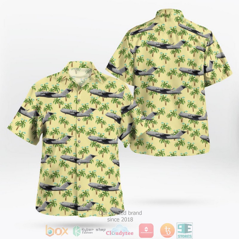 Royal Air Force Black Eurofighter Typhoon FGR.4 Hawaiian Shirt