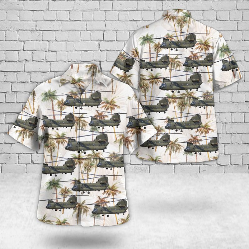 Royal Air Force Chinook HC2 Happy New Year Hawaiian Shirt