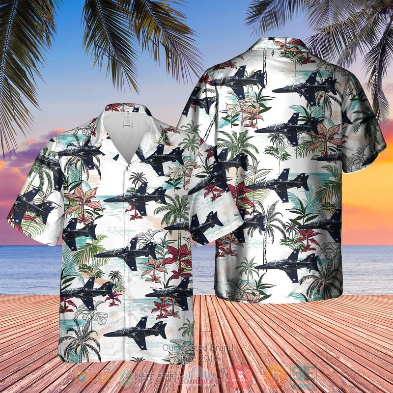 Royal Air Force DHC-1 Chipmunk palm tree Hawaiian Shirt