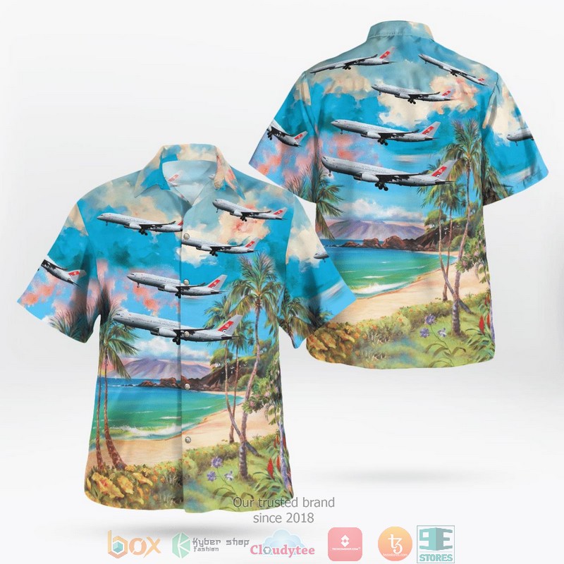 Royal Air Force Prefect T1 palm tree Hawaiian Shirt