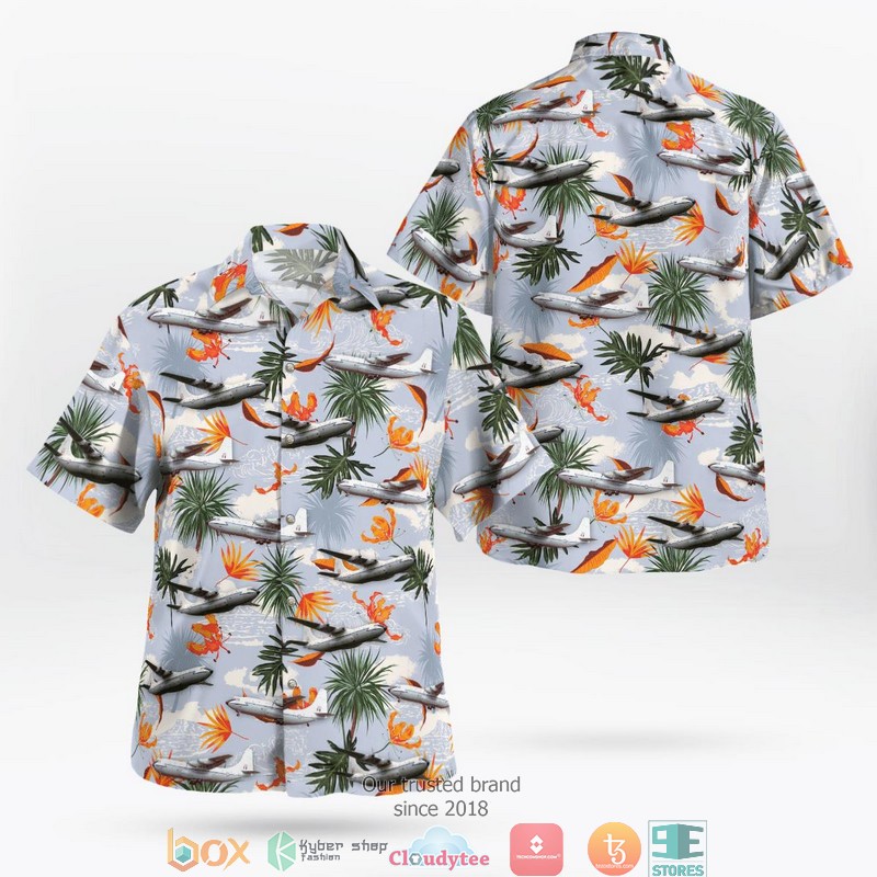 Royal Air Force Prefect T1 palm tree Hawaiian Shirt