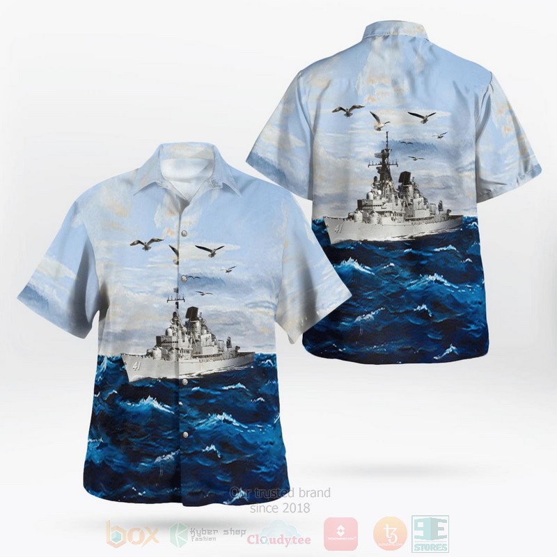 Royal Australian Navy HMAS Derwent DE 49 Hawaiian Shirt