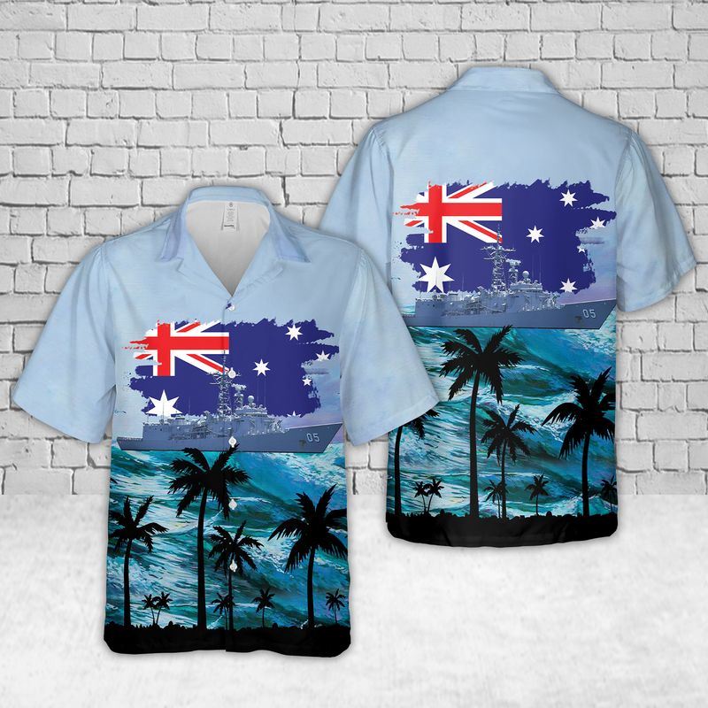 Royal Australian Navy HMAS Maryborough P95 Hawaiian Shirt