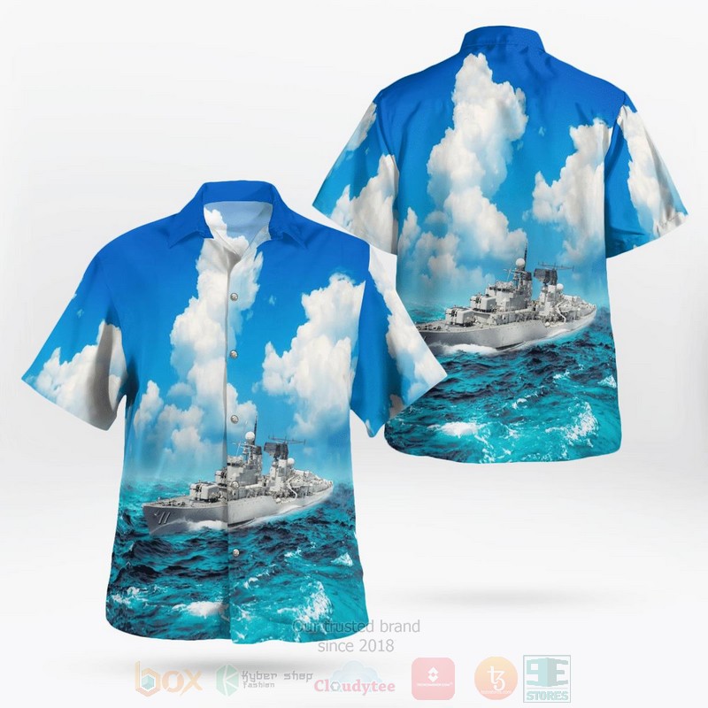 Royal Australian Navy HMAS Vampire D11 Australia Day Hawaiian Shirt