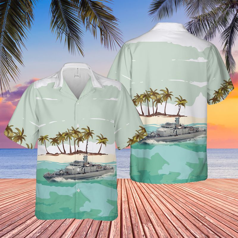 Royal Australian Navy Kaman SH-2GA Super Seasprite Australia Day Hawaiian Shirt