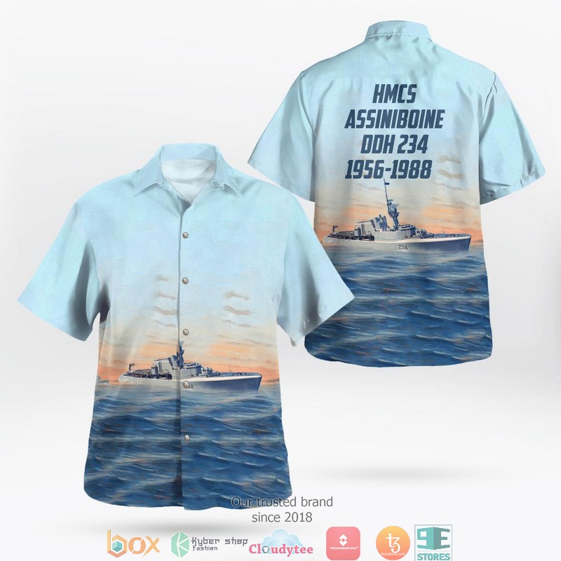 Royal Canadian Navy HMCS Toronto FFH 333 Halifax-class frigate Hawaiian Shirt