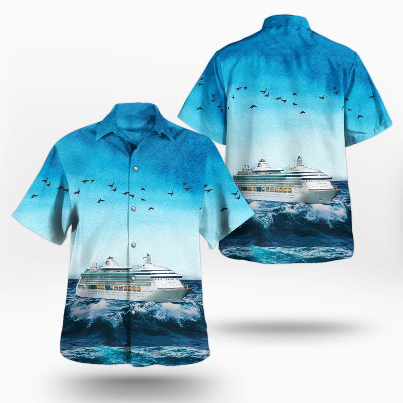 Royal Caribbean International RCI Spectrum Of The Seas Cruise Ship Hawaiian Shirt