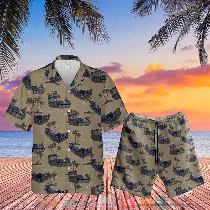 Royal Marines LCU Mk 10 Hawaiian Shirt, Short