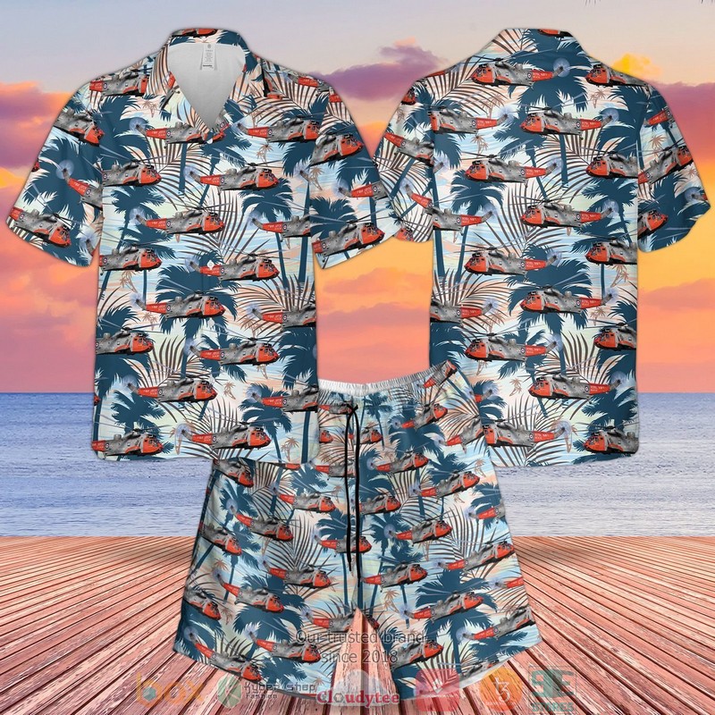 Royal Navy Westland Sea King HAS6 Hawaiian Shirt, Short