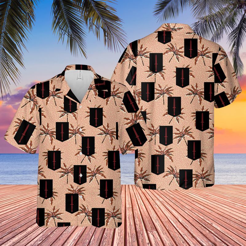 Royal Netherlands Army Fennek Hawaiian Shirt