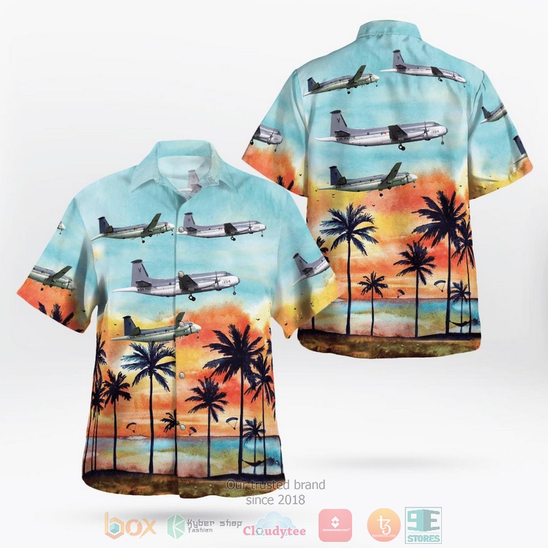 Royal Netherlands Navy NH Industries NH-90NFH 3D Hawaii Shirt