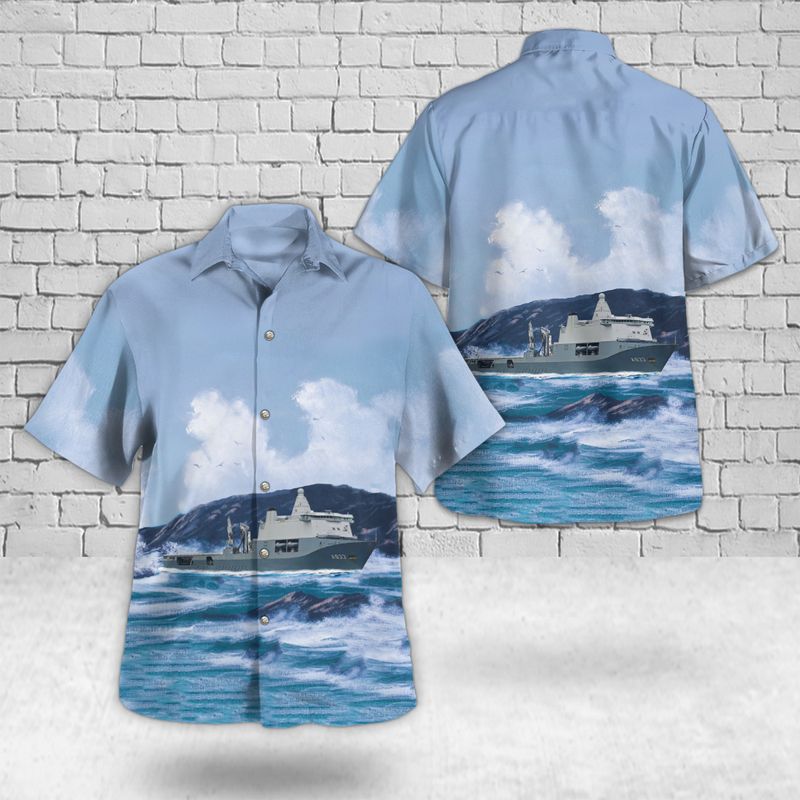 Royal Netherlands Navy Lockheed P-3C Orion Hawaiian Shirt mk