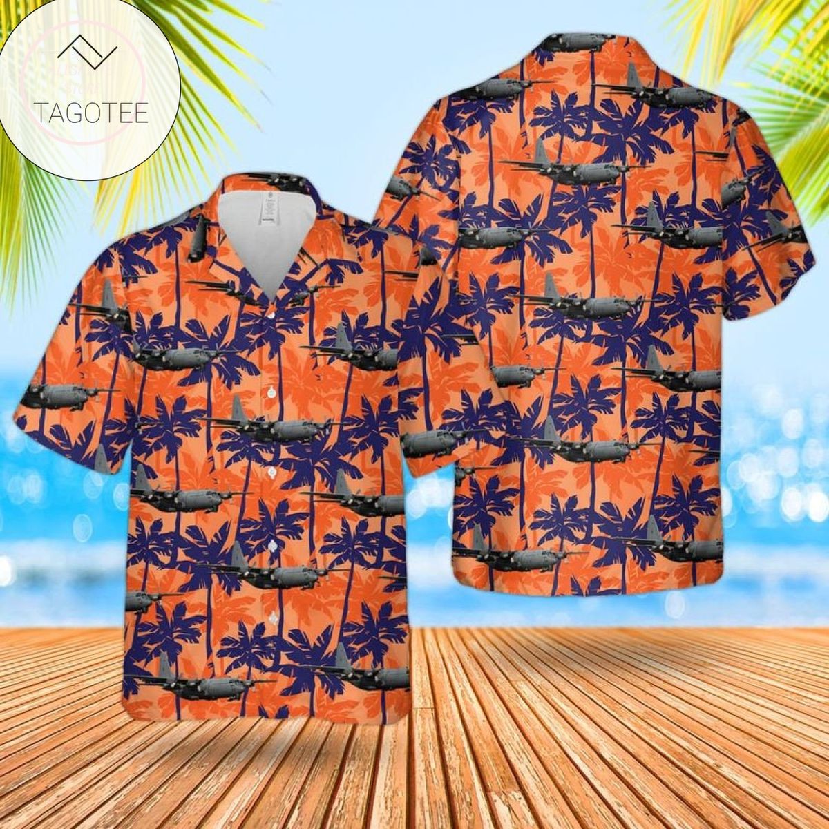 Royal Hibiscus Cream Hawaiian Shirt