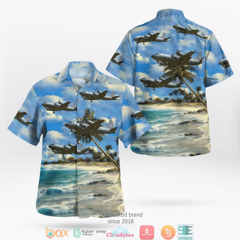 Royal Norwegian Navy SHV Olav Tryggvason P380 Hawaiian Shirt