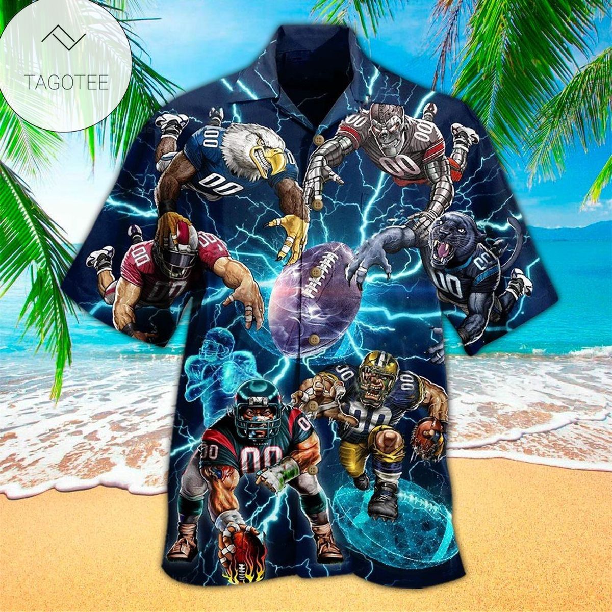 Rugby Aloha Shirt Hawaiian Shirt For Rugby Lovers