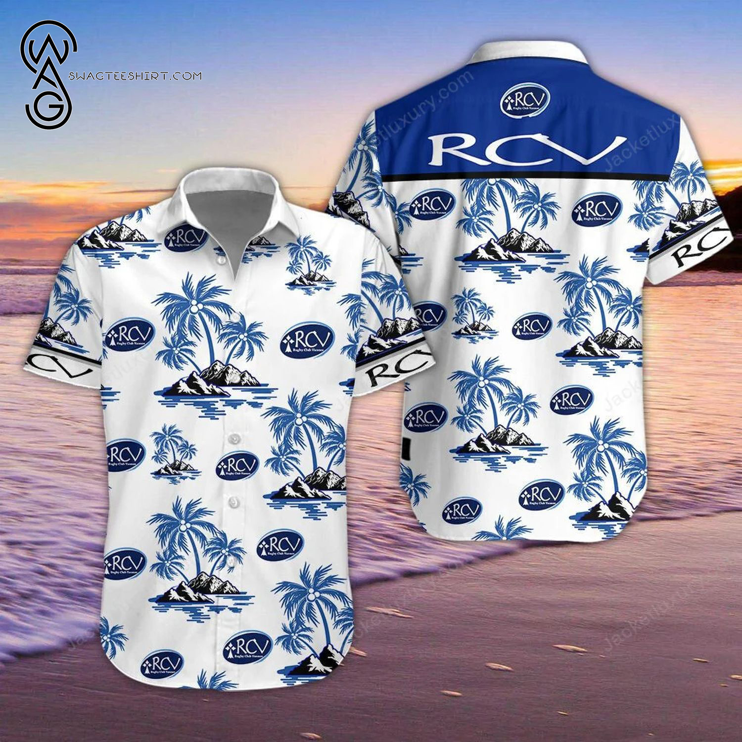 San Francisco 49ers All Over Print Hawaiian Shirt And Beach Shorts