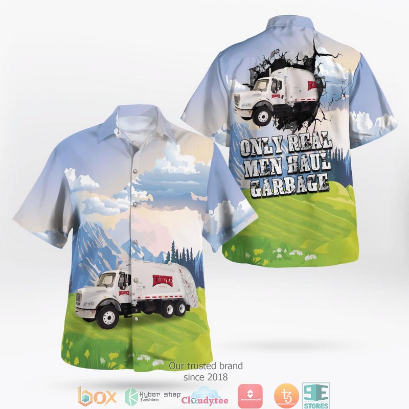 Rumpke Waste & Recycling Truck Hawaiian Shirt