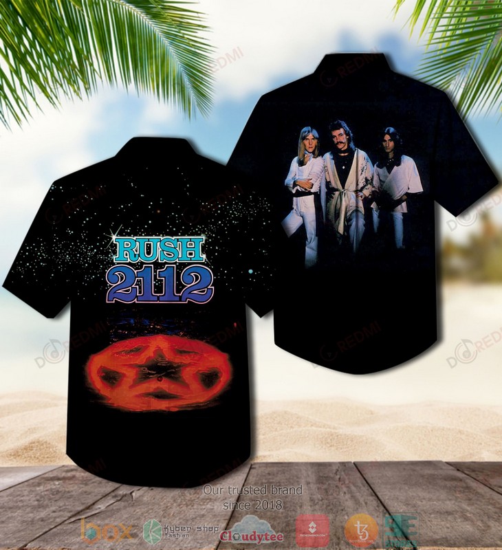 Rush 2112 album Short Sleeve Hawaiian Shirt